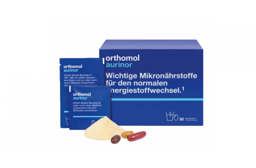 Вітамінний комплекс Orthomol Aurinor - поштовх для активізації метаболізму