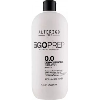 Шампунь для глубокого очищения волос Alter Ego Egoliss Egoprep 0.0 Deep Cleansing Shampoo