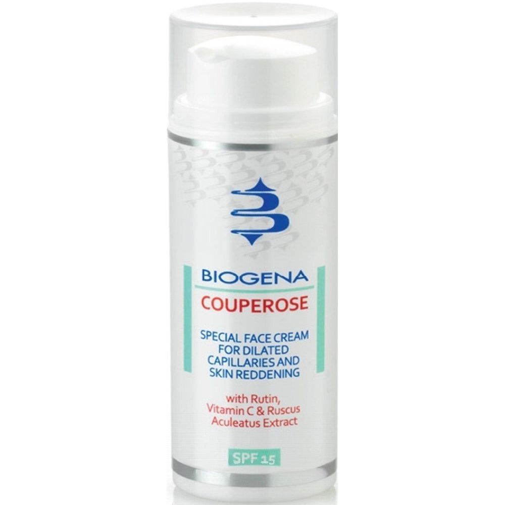 BIOGENA COUPEROSE Денний крем для шкіри з почервонінням і розширеними капілярами SPF 15 50мл