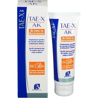 TAE X AK 50+ (SPF 80). Сонцезахисний регенеруючий крем при гіперпігментації і кератозі (Tae X Ak 50+)  50мл