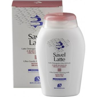BIOGENA Savel Молочко очищуюче з рисовими висівками (Savel Latte Cleansing Milk) 200 мл