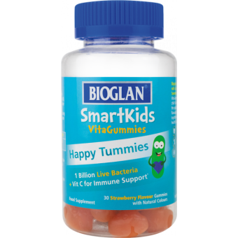 Bioglan Happy Tummies №30 (Біоглан желейки для здорового травлення дітей від 4 років)