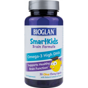 Bioglan Brain Omega-3 DHA №30 (Биоглан желейки Омега-3 для детей от 4 лет)