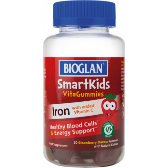 Bioglan Iron №30 (Биоглан желейки для здорового энергетического обмена детей от 4 лет)