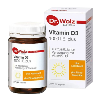 Витамин D3 1000 МЕ №60 Dr. Wolz
