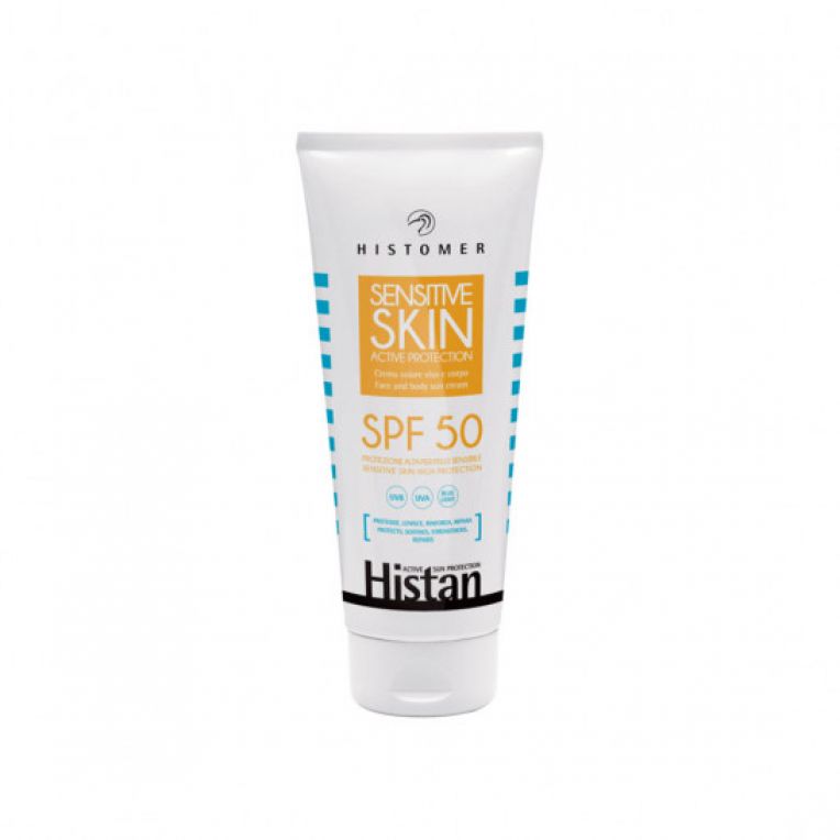 Солнцезащитный крем для лица и тела SPF50 Histomer Histan Sensitive Skin Active Protection