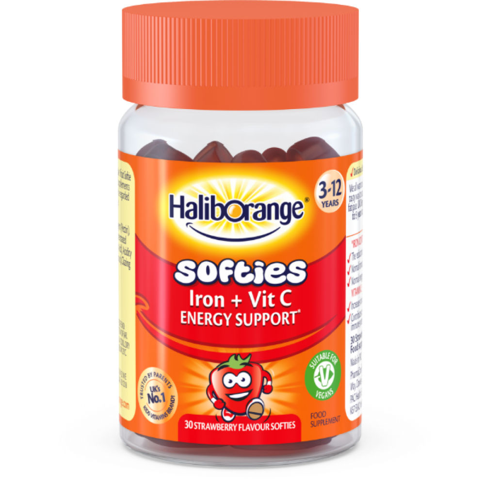 Haliborange Kids Iron & Vitamin C №30 (Галиборанж Железо и Витамин С для детей 3-12)