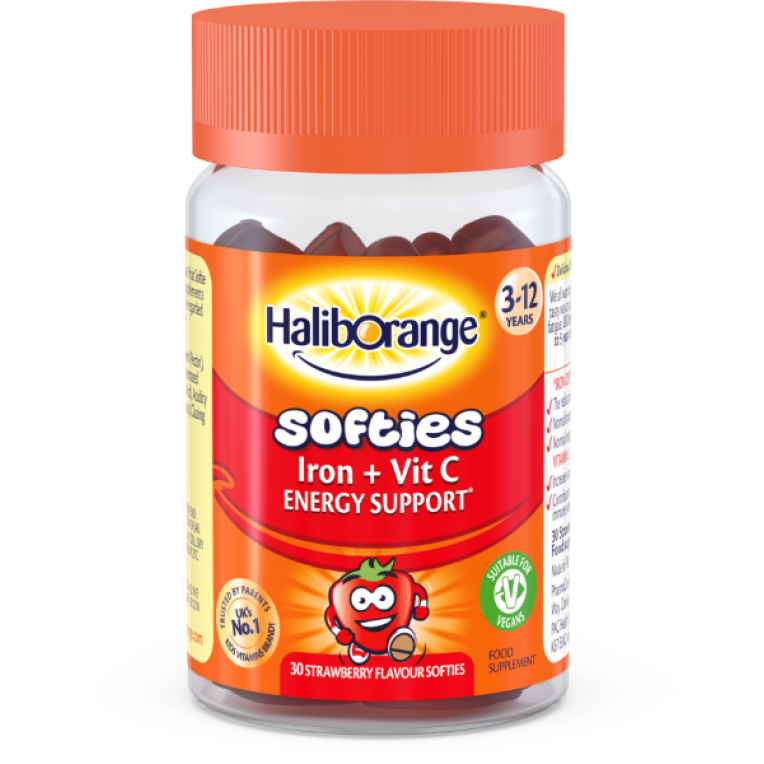Haliborange Kids Iron & Vitamin C №30 (Галіборанж Залізо та Вітамін С для дітей 3-12)