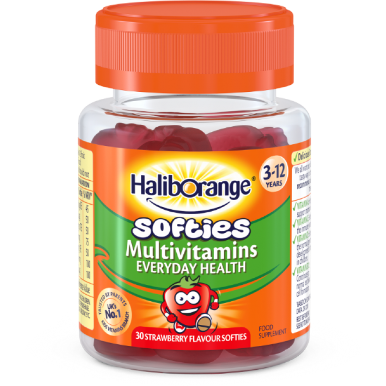 Haliborange Kids Multivitamin STR №30 (Галиборанж Мультивитамины клубника желейки для детей 3-12)