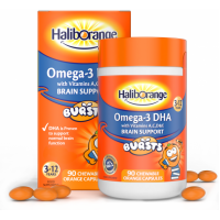 Haliborange Kids Omega-3 Brain Support №90 (Галиборанж Омега-3 для головного мозга для детей 3-12)