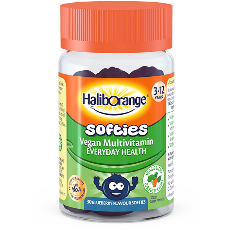 Haliborange Kids Vegan Multivitamin №30 (Галиборанж Веганские Мультивитамины желейки для детей 3-12)