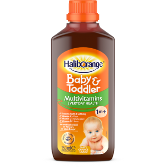 Haliborange Baby Multivitamin сироп 250 мл. (Галіборанж Мультівітаміни сироп для дітей від 1 місяця)