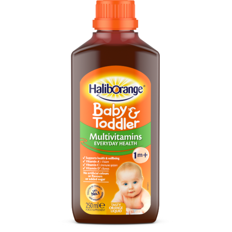 Haliborange Baby Multivitamin сироп 250 мл. (Галіборанж Мультівітаміни сироп для дітей від 1 місяця)