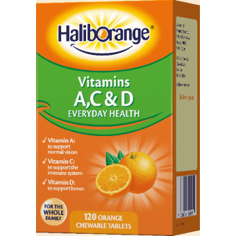 Haliborange Vitamins A, C & D (Галіборанж Вітаміни А, C і Д для всіеї родини)