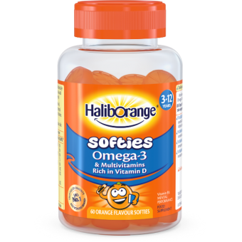 Haliborange Kids Omega-3 & Multivitamin (Галіборанж Омега-3 і Мультівітаміни для дітей 3-12)