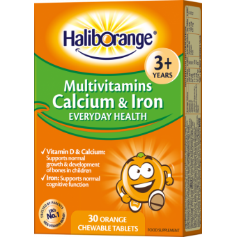 Haliborange Calcium & Iron №30 (Галиборанж Кальций и Железо для всей семьи)