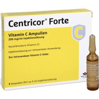 Vitamin C 200mg/ml, инъекционный раствор 1000мг