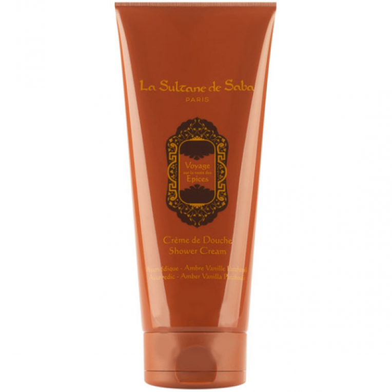 La Sultane de Saba Ayurvedic Amber Vanille Patchouli Shower Cream - Крем-гель для душа «аюрведа»