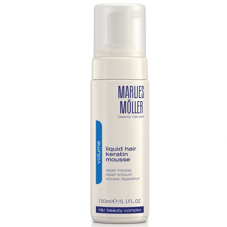 Мусс восстанавливающий структуру волос "Жидкий кератин" Marlies Moller Liquid Hair Keratin Mousse