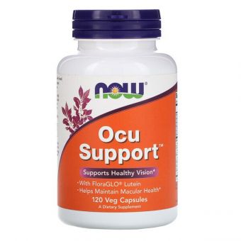 Поддержка Глаз, Ocu Support, Now Foods, 120 капсул