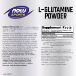 Глютамин в Порошке, L-Glutamine Powder, Now Foods, 170 гр.