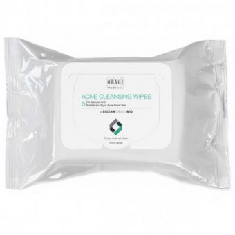 Салфетки для проблемной жирной кожи с салициловой кислотой 2% Obagi Cleansing Wipes for Oily or Acne Prone Skin