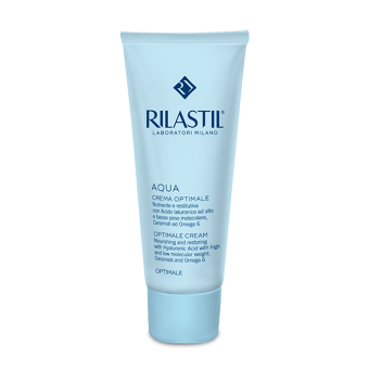 Ріластіл Аква, Живильний крем для відновлення водного балансу для нормальної та сухої шкіри, Rilastil 50 мл