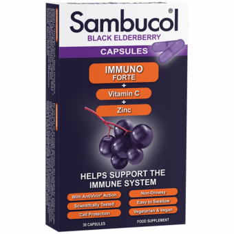 Sambucol Immuno Forte Capsules №30 (Самбукол капсули для дорослих)