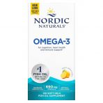 Очищенный рыбий жир, Omega-3, Nordic Naturals, лимон, 690 мг, 180 капсул