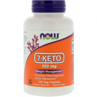 7 кето DHEA, 7-Keto, Now Foods, 100 мг, 120 капсул