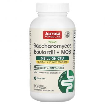 Сахаромицеты, Saccharomyces Boulardii, Jarrow Formulas, 90 капсул