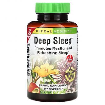 Здоровий сон, Deep Sleep, Herbs Etc., 120 капсул