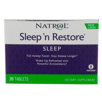 Здоровый сон, Sleep 'n Restore, Natrol, 20 таблеток