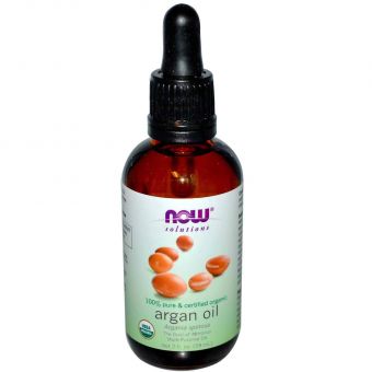 Аргановое масло, Argan Oil, Now Foods, Solutions, органическое, сертифицированное, 59 мл