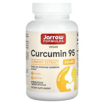 Куркумин, Curcumin 95, Jarrow Formulas, 500 мг, 120 капсул