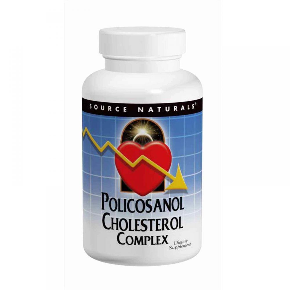 Поликозанол комплекс (Policosanol Cholesterol), Source Naturals, 60 таб.