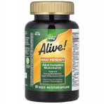 Мультивітаміни Alive !, 3 таблетки в день, Multivitamin, Nature's Way, 90 таблеток