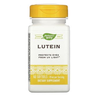 Лютеїн (Lutein), Nature's Way, 20 мг, 60 капсул