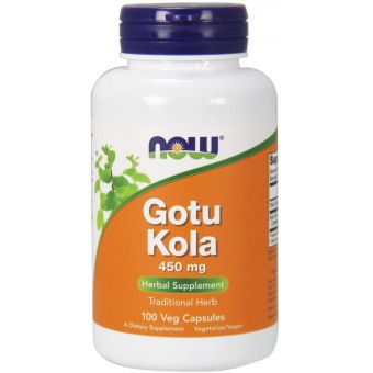 Готу кола (Gotu Kola), Now Foods, 450 мг, 100 вегетаріанських капсул