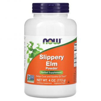 Скользкий вяз (Slippery Elm), Now Foods, порошок, 113 г.