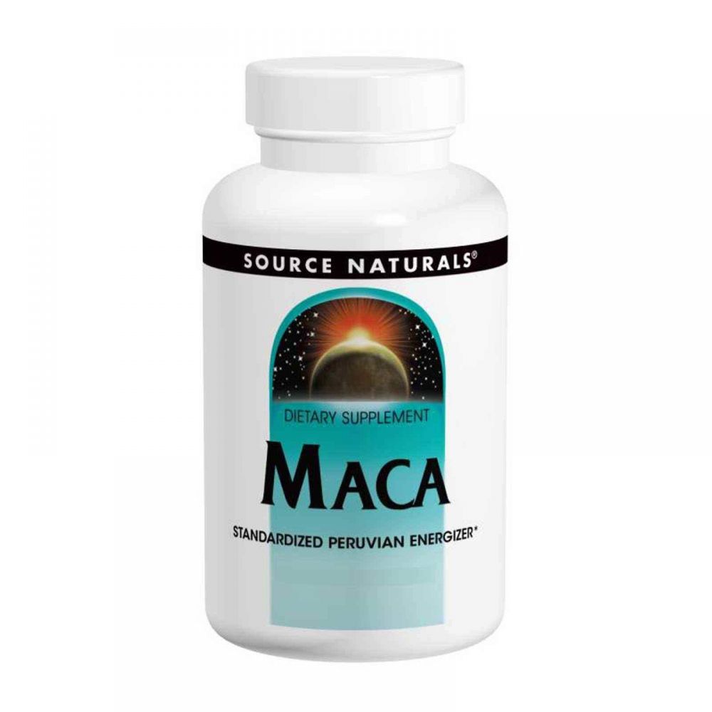 Мака (Maca), Source Naturals, 60 таблеток