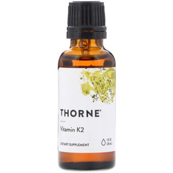 Витамин К2 (Vitamin K2), Thorne, жидкий, 30 мл