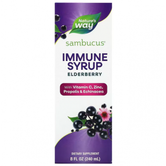 Черная бузина, сироп, Sambucus Immune, Nature's Way, 240 мл