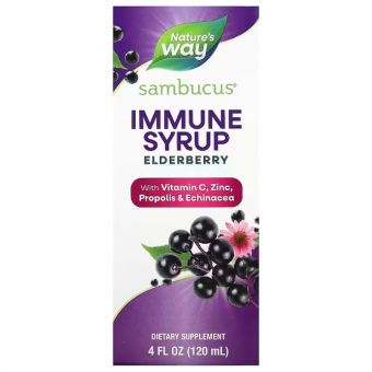 Черная бузина, био, Sambucus Immune, Nature's Way, 120 мл