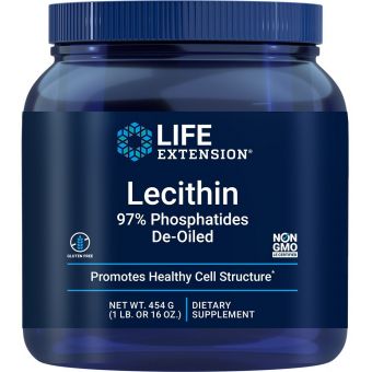 Лецитин, Lecithin, Life Extension, 454 г