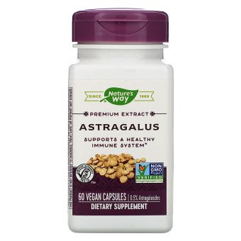 Астрагал, Astragalus, Nature's Way, стандартизований, 60 капсул