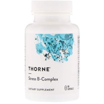 Стресс В комплекс, Stress B-Complex, Thorne, 60 капсул 