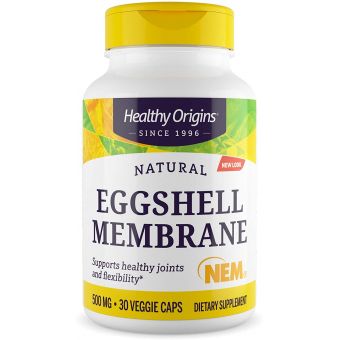 Яичная скорлупа, Eggshell Membrane, Healthy Origins, 500 мг, 30 капсул