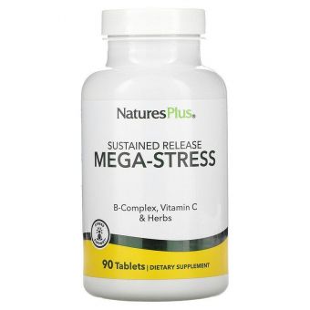 Мега-Стрес, комплекс, Mega-Stress, Nature's Plus, 90 таблеток