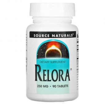 Зниження рівня кортизолу, Relora, Source Naturals, 250 мг, 90 таблеток